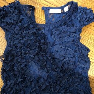 New York and company blue shirt